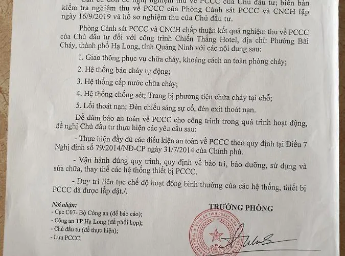 Chien Thang Victory Hotel *